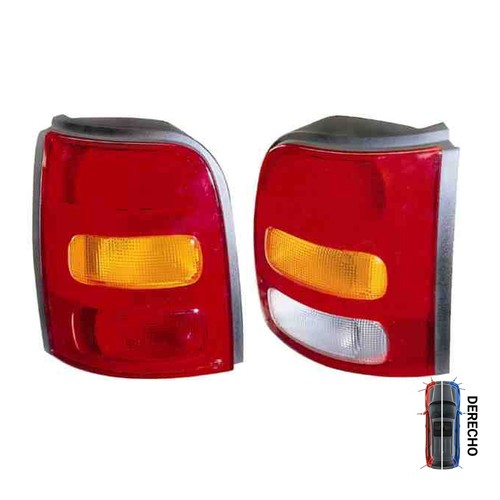 Rear lamp holder - rear, w/